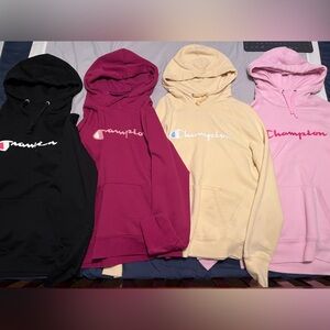 Champion hoodies